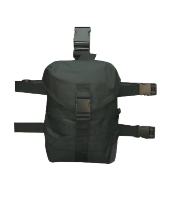 TRU-SPEC Drop Leg Gas Mask Carrier Black 6283000 - Tru-Spec