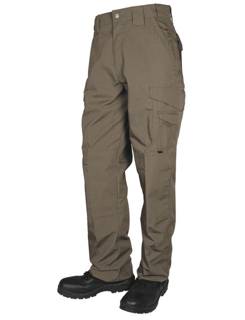 Tru-Spec Men's Original Tactical Pants 6.5oz. 65/35 Polyester/Cotton Rip-Stop 24-7 Series Earth 32 1122024