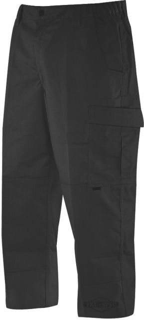 Tru-Spec Simply Tactical Black Poly Cotton Rip Stop with Cargo Pocket W 42 U 37 1024089