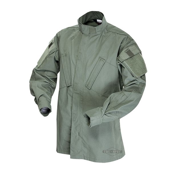 Tru-Spec TAC T.R.U.Shirts 50/50 Nylon/Cotton Rip-Stop Olive Drab XLarge Short - Tru-Spec