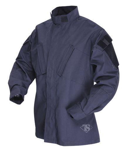 Tru-Spec TAC T.R.U.Shirts 50/50 Nylon/Cotton Rip-Stop Navy XLarge Short - Tru-Spec