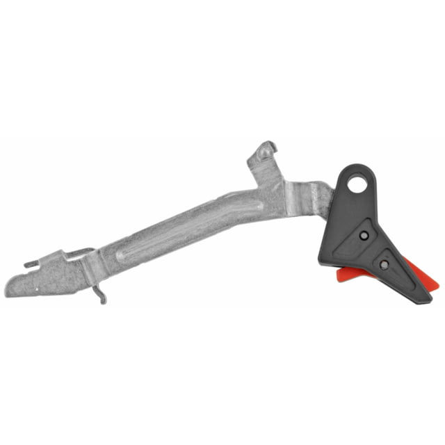 True Precision Axiom Pistol Trigger Glock Gen 1-4 17/17L/18/19/22/23/26/27/31/32/33/34/35 Flat 4.5lb Black/Red - True Precision