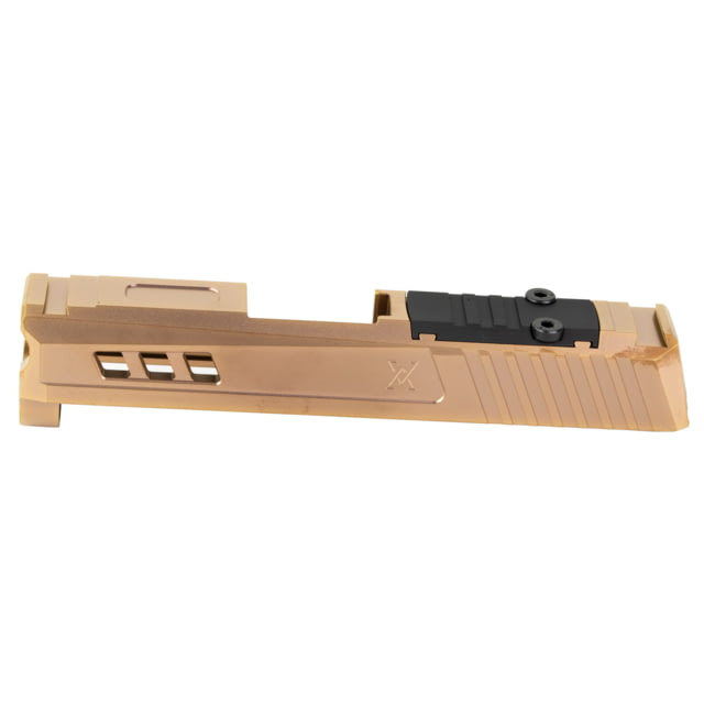 True Precision Axiom Slide Sig P365 9mm Pistol Slide RMS Optic Cut & Cover Plate Copper TiCN Finish - True Precision