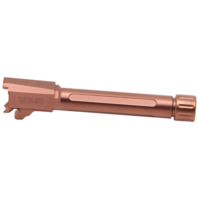 True Precision Barrel 9MM Fits P365 Fuse TiCN Finish Copper Threaded Barrel 1/2x28 Thread Pitch - True Precision