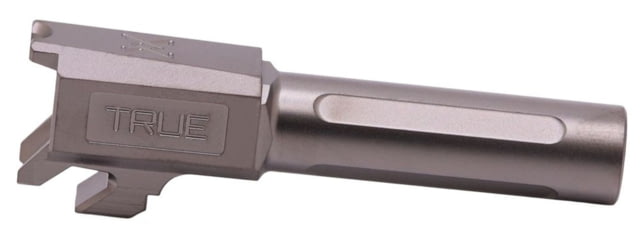 True Precision Hellcat Pro Non-Threaded Pistol Barel 9mm 1-10 Twist 3.7in 416R Stainless Steel Stealth Gray Sub-compact - True Precision