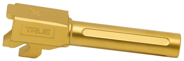 True Precision Non-Threaded Barrel P320 X-Compact 9mm 1-10 Twist 416R Stainless Steel Gold Sub-Compact - True Precision