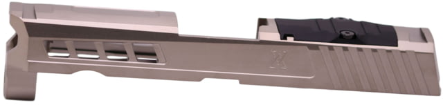 True Precision Sig P320 Compact Axiom Cut Slide w/RMR Optic Cut Silver 3.9in - True Precision