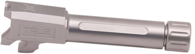 True Precision Smith & Wesson M&P Shield 9 Threaded Barrel 1/2x28 Stainless Silver - True Precision