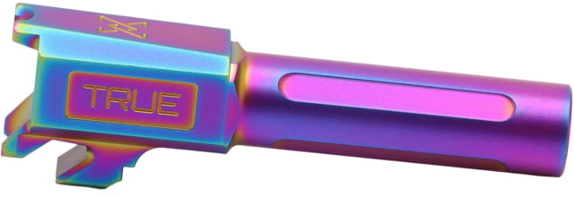 True Precision Springfield Hellcat Non-Threaded Barrel 9mm 1-10 Twist 416R Stainless Steel Rainbow - True Precision