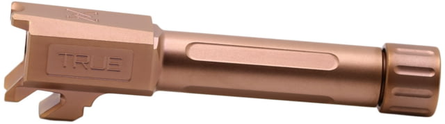 DEMO True Precision Springfield Hellcat Threaded Barrel 9mm 1-10 Twist 416R Stainless Steel Copper TP-SHCB-XTC - True Precision