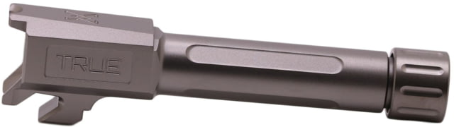 True Precision Springfield Hellcat Threaded Barrel 9mm 1-10 Twist 416R Stainless Steel Grey - True Precision