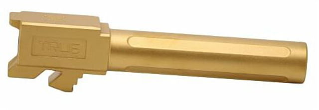 True Precision Ruger RXM 9mm Luger Non-Threaded Pistol Barrel 4in 1-10 RH Twist Gold TiN - True Precision