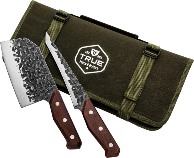 TRUE Primal Forge Kitchen Knives Kits 6.5 inch and 7.25 inch Blade 5Cr15Mov Stainless Steel - True