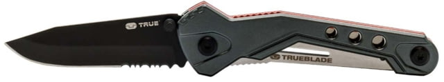 TRUE Trueblade Folding Knives 2.75in 420 Stainless Steel Clip Point Anodized Aluminum - True
