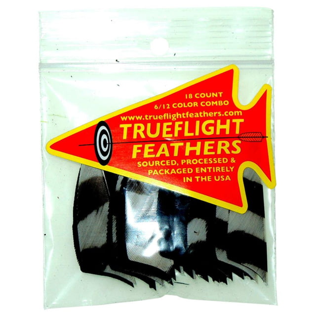 Trueflight Feather Combo Pack Barred/Black 2in. RW ShieldCut