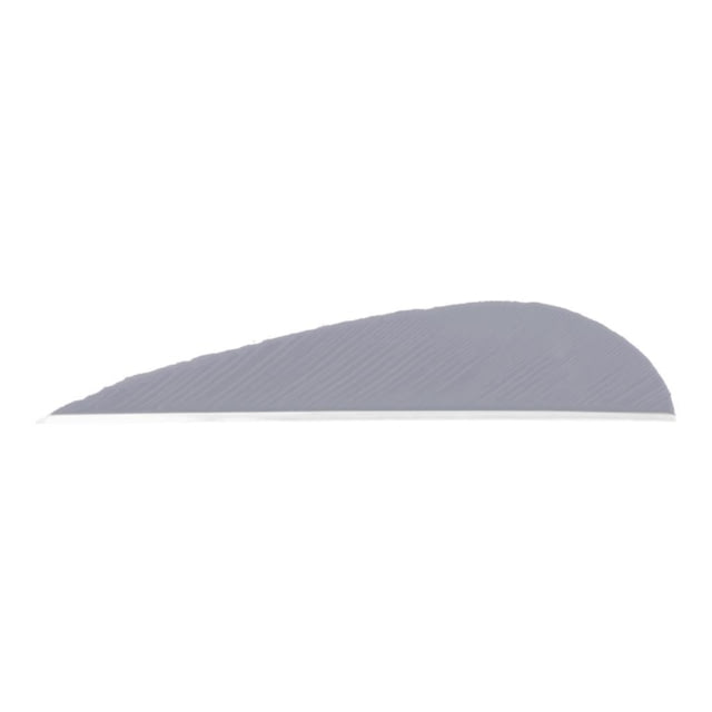 Trueflight Parabolic Feathers Grey 3 in. RW 100 pk.