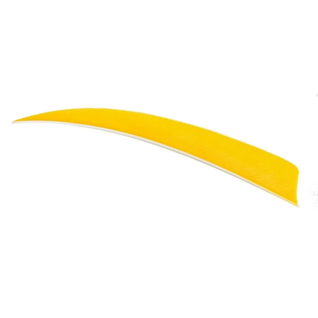 Trueflight Shield Cut Feathers Yellow 4 in. RW 100 pk. - Trueflight