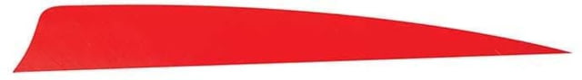 Trueflight Trueflight Shield Cut Feathers Red 3in Rw 100 Pack