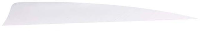Trueflight Trueflight Shield Cut Feathers White 3in Lw 100 Pack