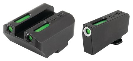 EDEMO TruGlo Brite-Site TFX Sights For Glock 17/17L/19/22/23/24/26/27/33/34/35/38/39 Green Rear/Green With Focus Lock Front Suppressor Height - Truglo