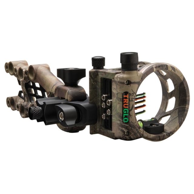 TruGlo Carbon Hybrid Micro 5-Pin Bow Sight Realtree XTRA