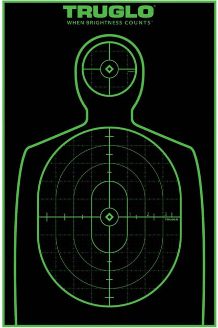 TruGlo Handgun Target 12x18 25 Pack Black - Truglo