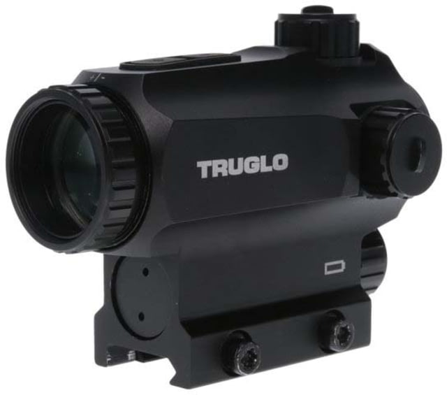 TruGlo PR1 1x25mm Prismatic Red Dot Sight 6-MOA Illuminated Reticle Black