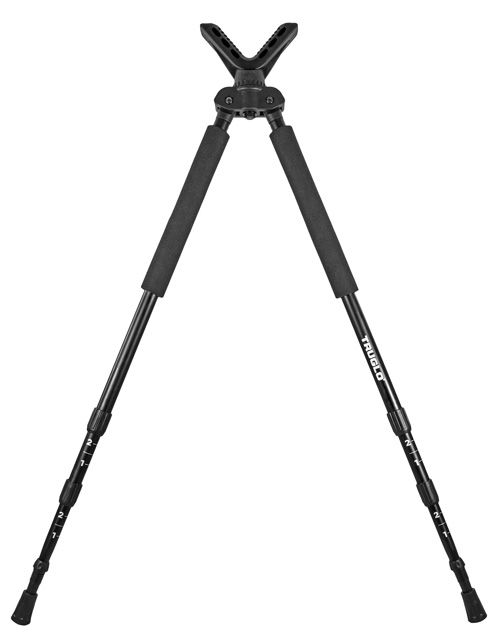 TruGlo Solid Shot Bi-pod 21''-40'' Black W/neoprene Hndle TG