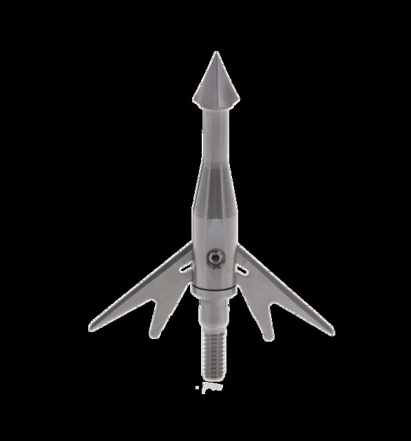 TruGlo Titanium X Backflip Mechanical Broadhead 100 Grain 2 Blade 3 pk Titanium - Truglo