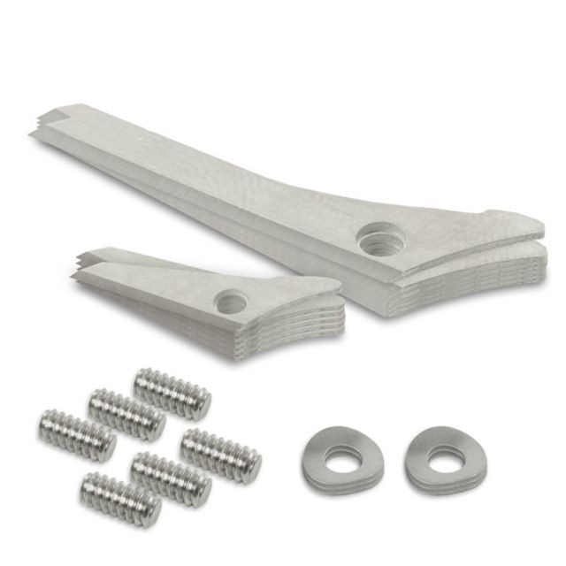 TruGlo Titanium X Broadhead Mechanical Replacement Blades 4 Blade 3 pk Titanium - Truglo