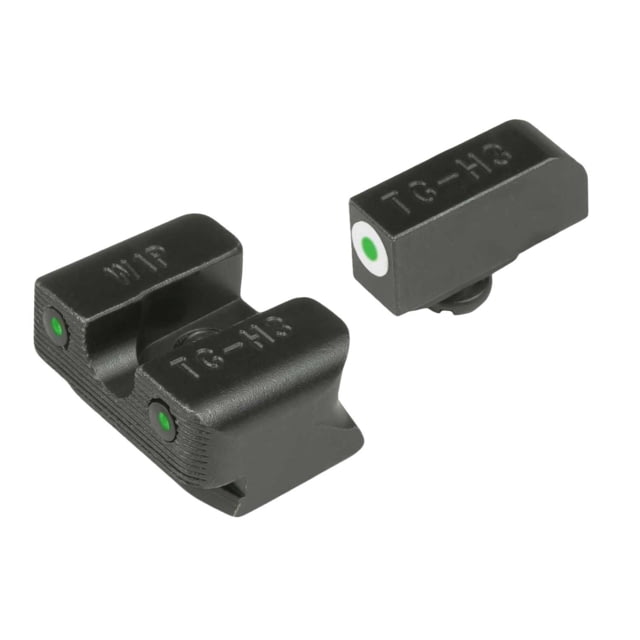 USED TruGlo Tritium Pro Handgun Sight Set for Walther PPQ White Focus Lock Ring TG-TG231W1W EDEMO2 Used Condition Fair Scratches - Truglo