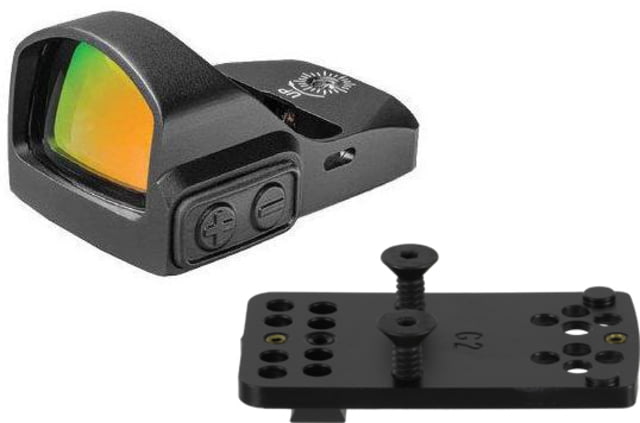 TruGlo Tru-Tec Sub-Compact 1x23mm 3-MOA Red Dot Sight 4 Post Mount includes Dovetail Rear Sight Mount for Glock TG