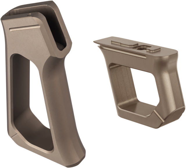 TRYBE Aggressive AR Grip & Matching Handstop FDE - Trybe Defense