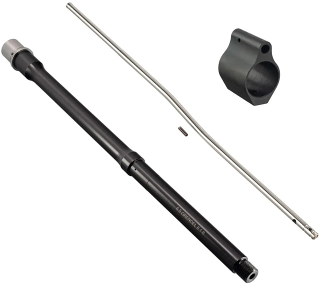 TRYBE Defense 16.25 in Medium Profile AR-15 Rifle Barrel .750 in Gas Block Mid-Length Gas Tube 6.5mm Grendel II - Trybe Defense