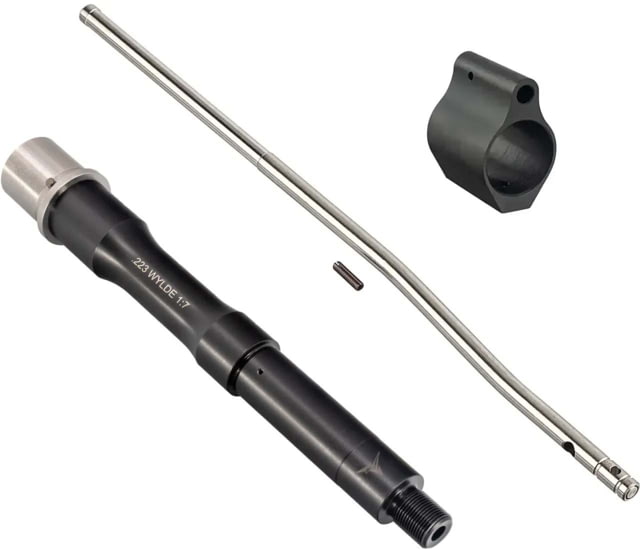 TRYBE Defense 7.5 in Medium Profile AR-15 Pistol Barrel .750 in Gas Block Pistol Gas Tube .223 Wylde - Trybe Defense
