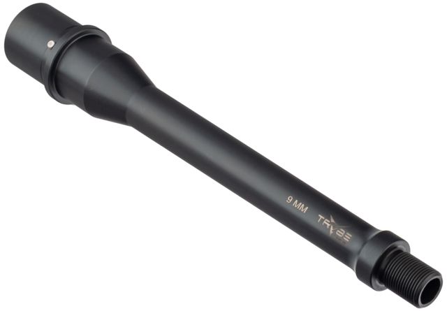USED TRYBE Defense 7.5 in Thin Profile AR Pistol Barrel 9mm 1/2X28 Threads Nitride Black BARPIST759MM EDEMO11 Used Condition Fair Installed/Mounted - Trybe Defense