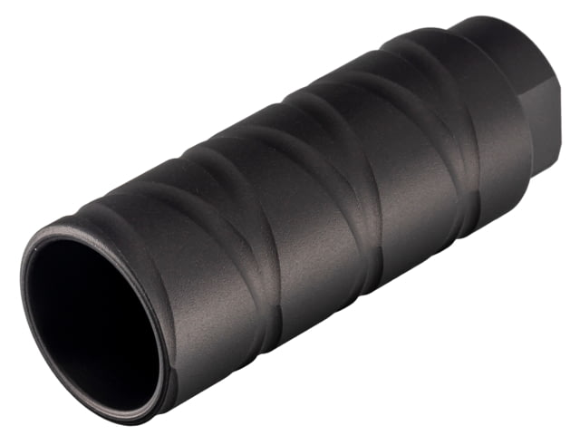 TRYBE Defense AR-15 .300 Blackout Flash Can Muzzle Device 5/8x24 Spiral Flute Black Anodized