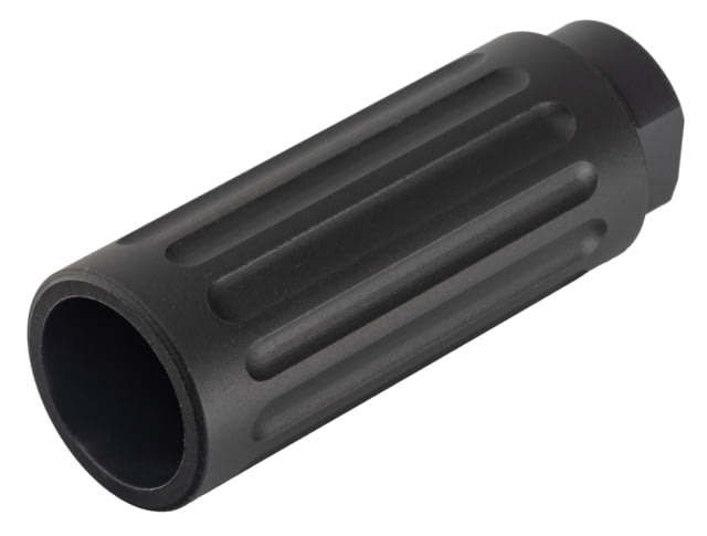 TRYBE Defense AR-15 5.56x45 NATO Flash Can Muzzle Device 1/2x28 Full Flute Black Anodized - TRYBE Defense