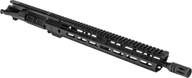 TRYBE Defense AR-15 5.56x45mm NATO 16in Complete Upper Receiver Pencil Carbine Length 1-7 Twist 1/2x28 A2 Black