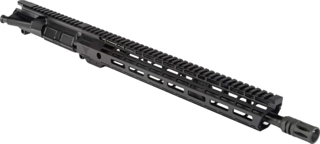 TRYBE Defense AR-15 5.56x45mm NATO 16in Complete Upper Receiver Pencil Mid Length1-7 Twist 1/2x28 A2 Black