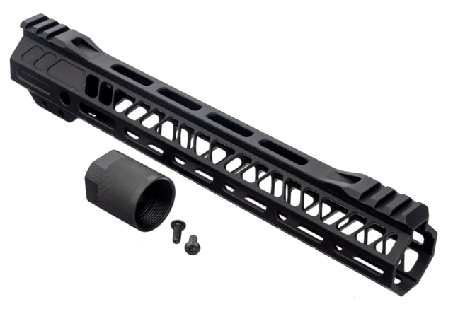 TRYBE Defense AR-15 M-LOK 12in Extra Lightweight Handguard w/ Cut Away Rail Black 12 Inch - Trybe Defense