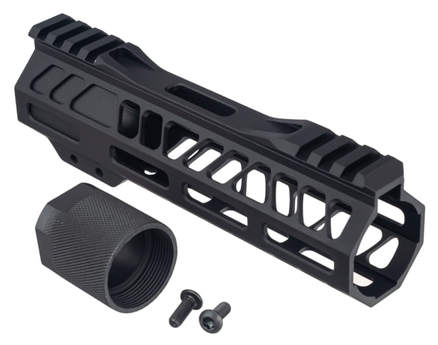 TRYBE Defense AR-15 M-LOK 7in Extra Lightweight Handguard w/ Cut Away Rail Black 7 Inch - Trybe Defense