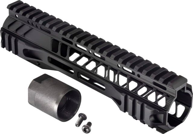 TRYBE Defense AR-15 M-LOK Lightweight Quad Handguard w/ Full Rail 9in Black - Trybe Defense