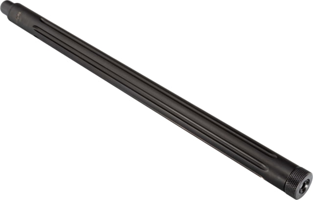 TRYBE Defense Bull Barrel Ruger 10/22 .22 LR Threaded Rifle Barrel 16 in Heavy Straight Fluted Profile 1-16 Twist 1/2x28 Threads Nitride Black - Trybe Defense