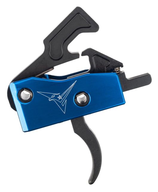 USED TRYBE Defense Drop-In Trigger AR-15 3.5 - 5 lbs Pull Curved Anodized Blue TRGCURAR15-BLU EDEMO2 Used Condition Like New - Trybe Defense