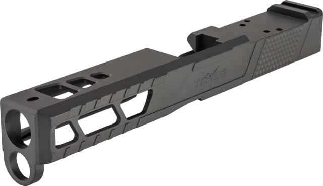 TRYBE Defense Glock 17 9mm Pistol Slide - Version 2 Gen 5 RMR Cut Sniper Gray - TRYBE Defense