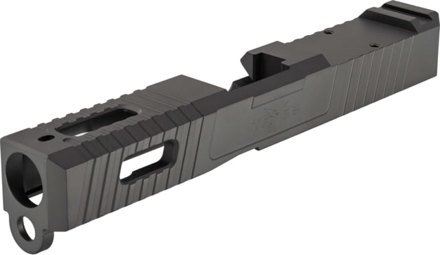 TRYBE Defense Glock 19 9mm Pistol Slide - Version 1 Gen 3 RMR Cut Sniper Gray No Base Plate Included - TRYBE Defense