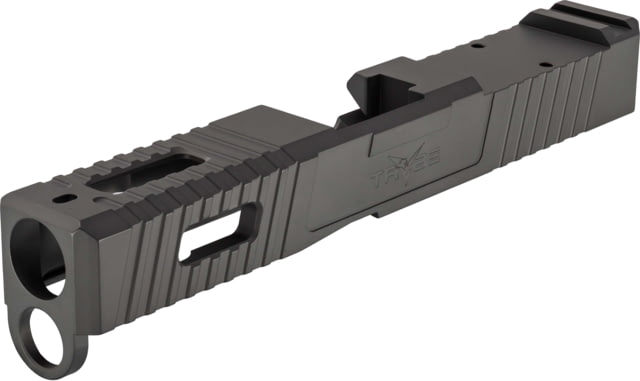 TRYBE Defense Glock 19 9mm Pistol Slide - Version 1 Gen 4 RMR Cut Sniper Gray No Base Plate Included - TRYBE Defense