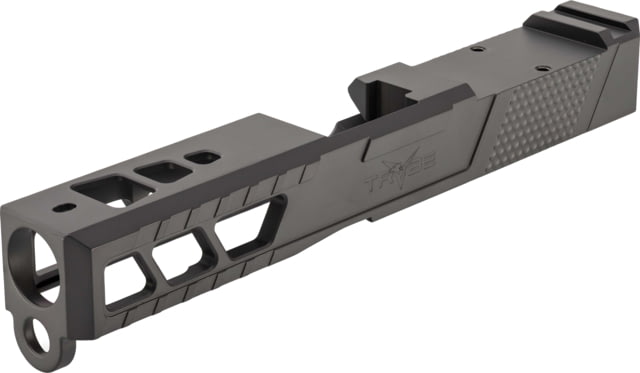 TRYBE Defense Glock 19 9mm Pistol Slide - Version 2 Gen 3 RMR Cut Sniper Gray No Base Plate Included - TRYBE Defense