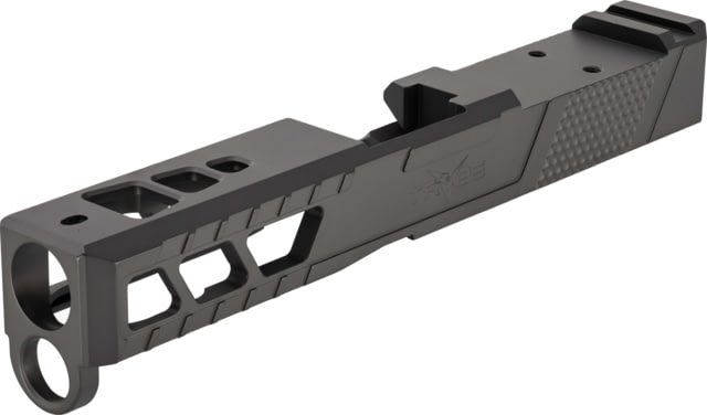 TRYBE Defense Glock 19 9mm Pistol Slide - Version 2 Gen 5 Viper Cut Sniper Gray No Base Plate Included - TRYBE Defense